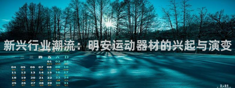凯捷体育集团简介：新兴行业潮流：明安运动器材的兴起与