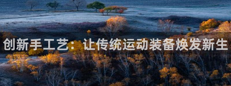 凯捷体育开户：创新手工艺：让传统运动装备焕发新生