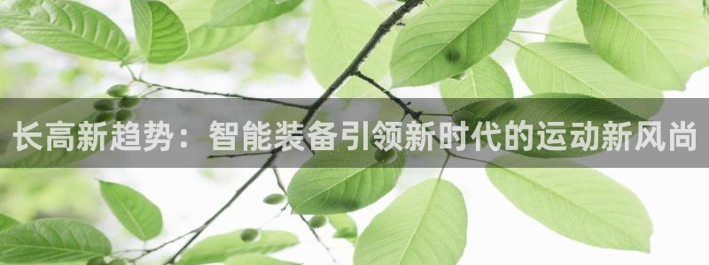 凯捷体育娱乐：长高新趋势：智能装备引领新时代的运动新